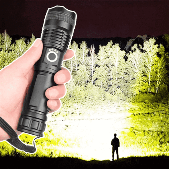 Thermabuild | 90000 Lumens Xhp50.2 Most Powerful Flashlight