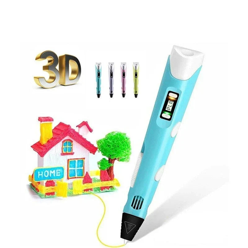 Thermabuild | 3D Printing Pen for Kids with PLA Filament Starter Kit