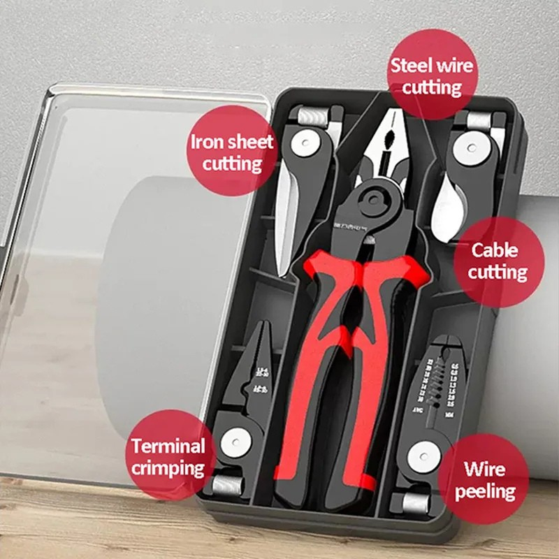 Thermabuild | 5-in-1 Electric Multifunctional Pliers Set