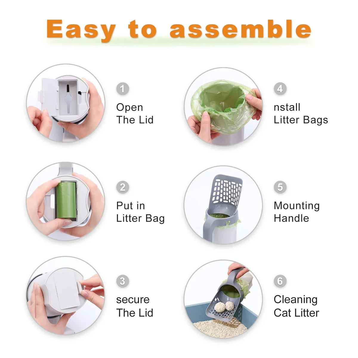Thermabuild | All-in-One Cat Litter Scoop
