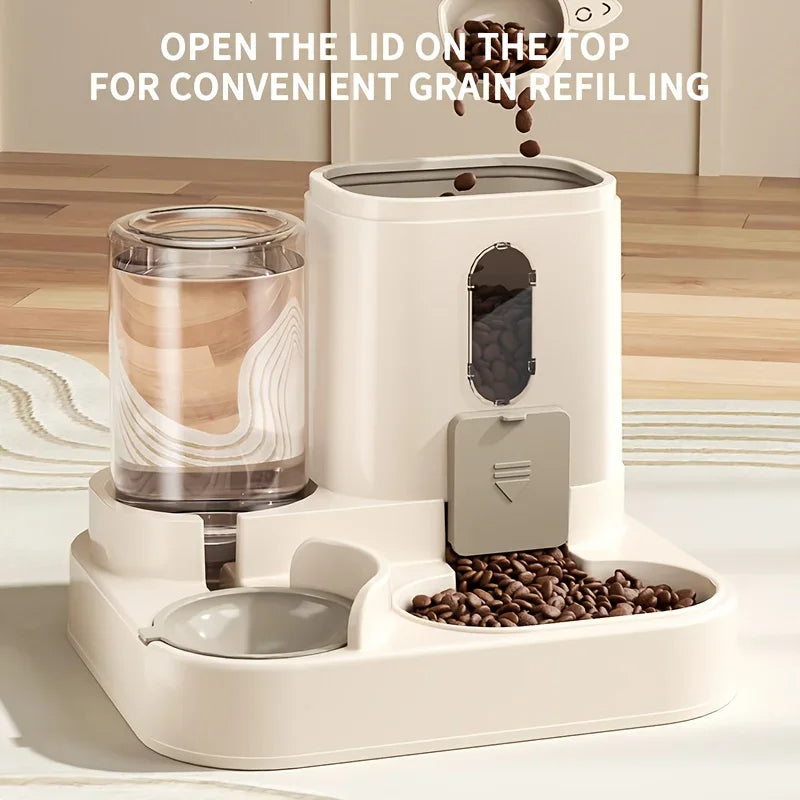 Thermabuild | 2 in 1 Dog and Cat Feeder with Water Dispenser