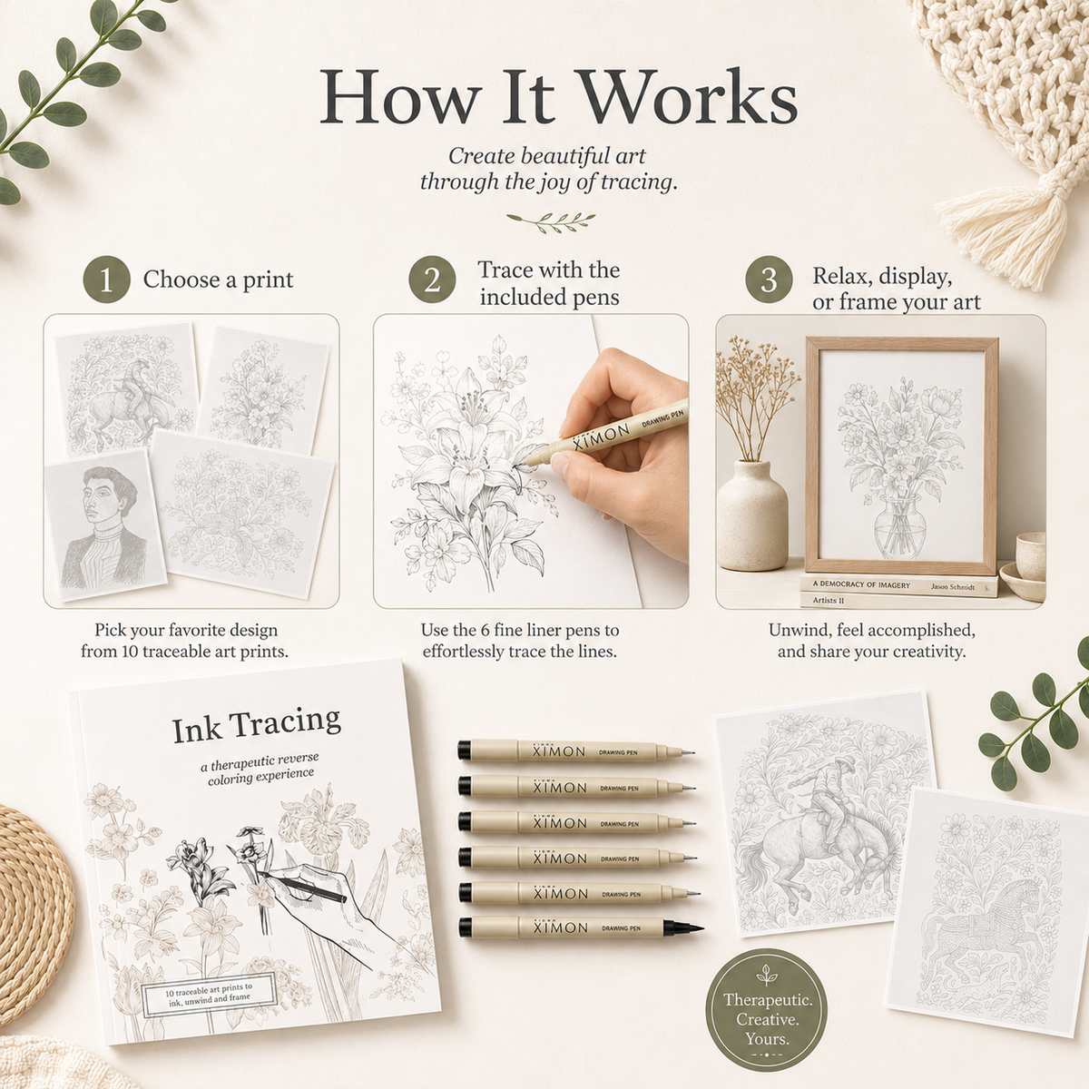 Thermabuild | Ink Tracing Reverse Colouring Book