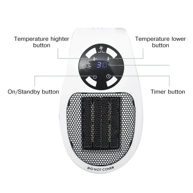 Thermabuild | 500W Mini Portable Electric Heater