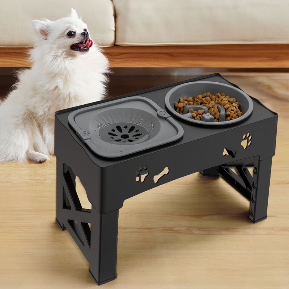 Thermabuild | Adjustable Raised Pet Dog Slow Feeder