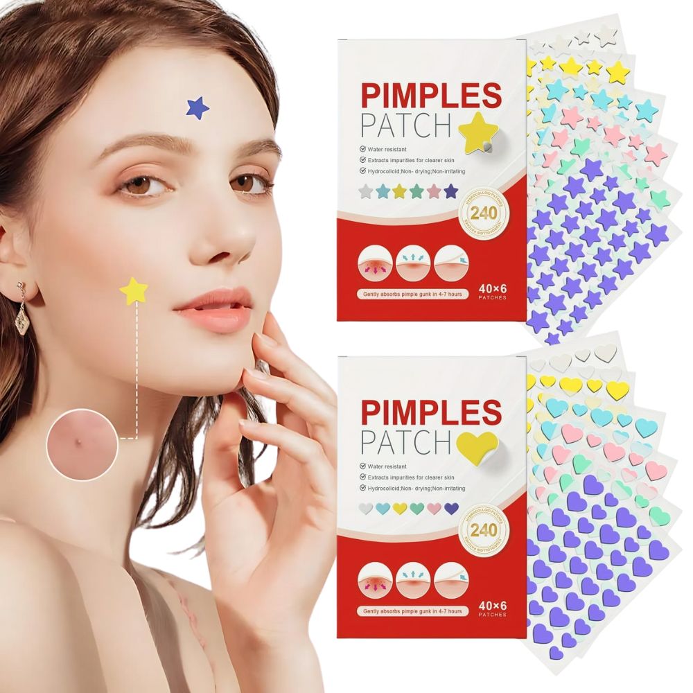 Thermabuild | 240 Pcs Cute Colorful Pimple Patches