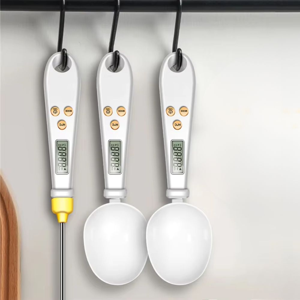 Thermabuild | 2-in-1 Digital Mini Spoon Scale & Food Thermometer