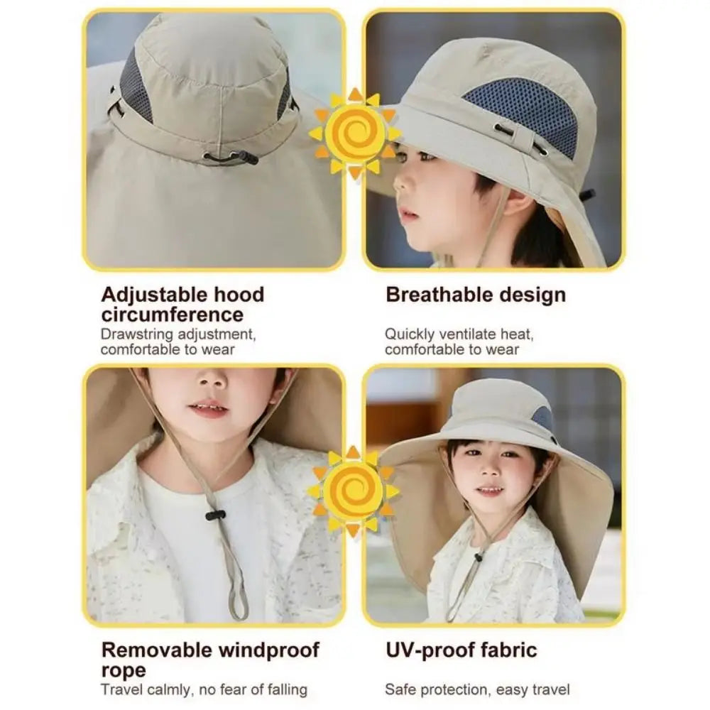 Thermabuild | Adjustable Kids Solar Fan Hat