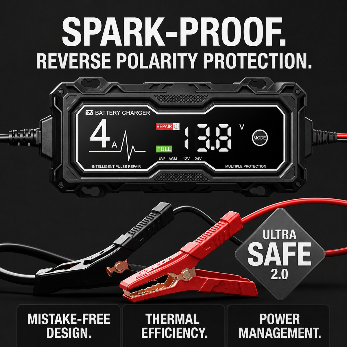 Thermabuild | Portable Car Jump Starter for Petrol & Diesel