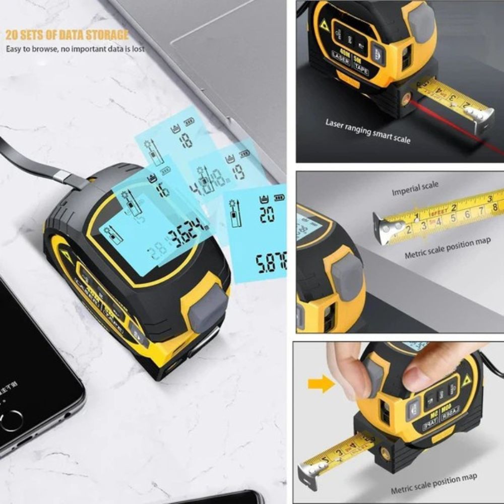 Thermabuild | 3-In-1 Infrared Laser Tape