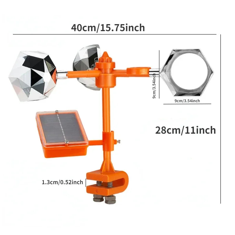 Thermabuild | 360 Degree Reflective Solar Powered Bird Repeller