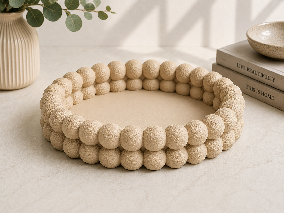 Thermabuild | Beaded Round Tray