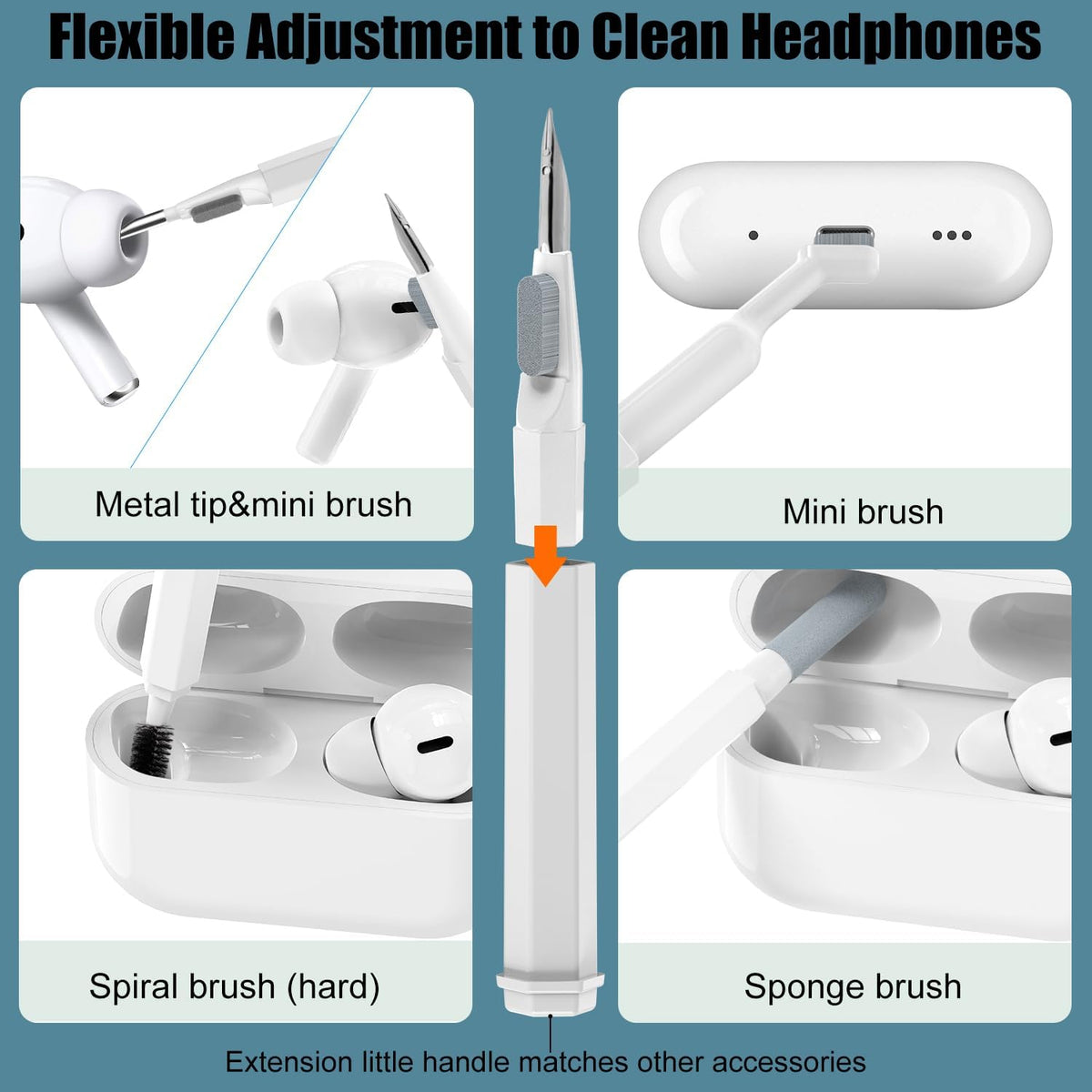Thermabuild | 20-In-1 Keyboard Earbuds Cleaning Kit