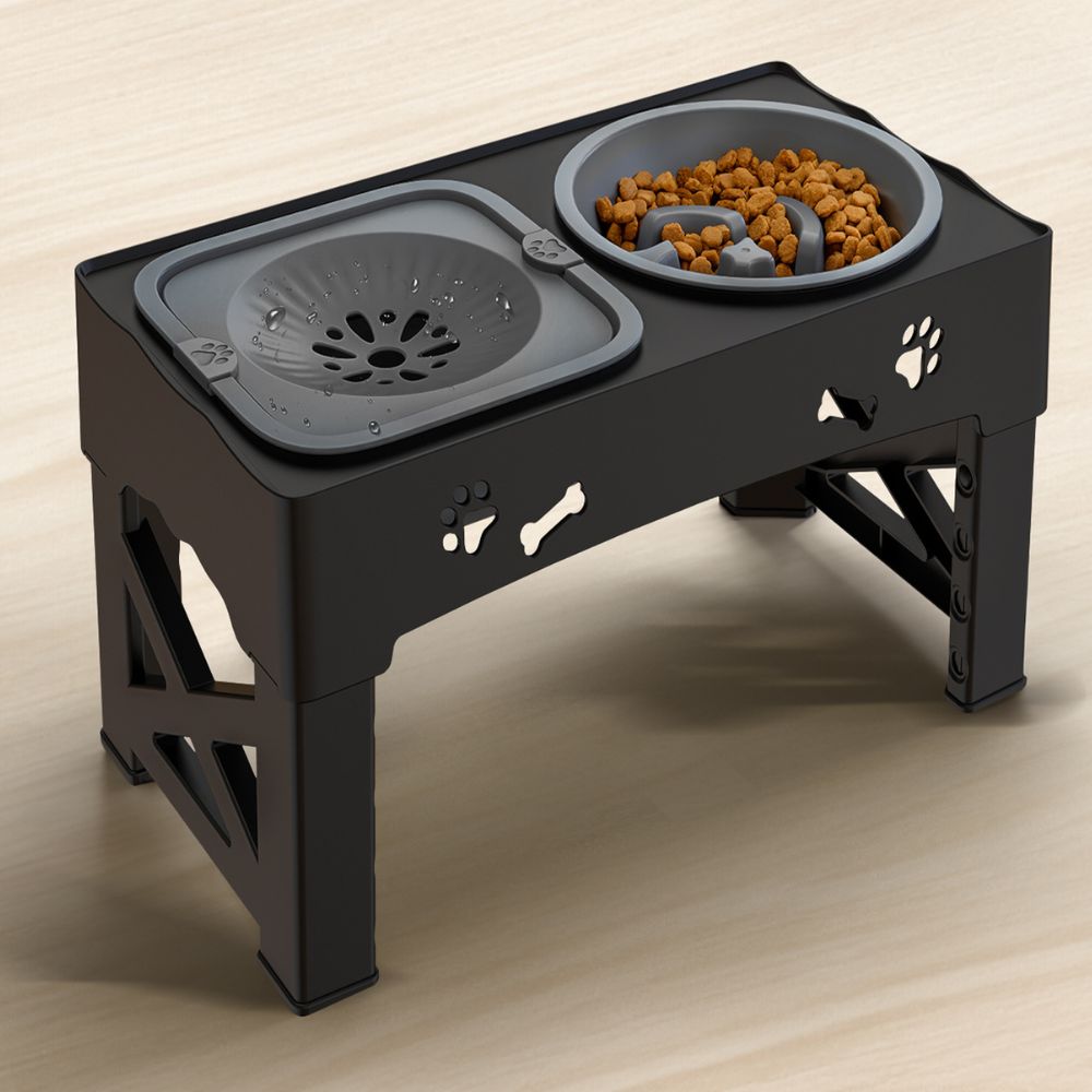 Thermabuild | Adjustable Raised Pet Dog Slow Feeder