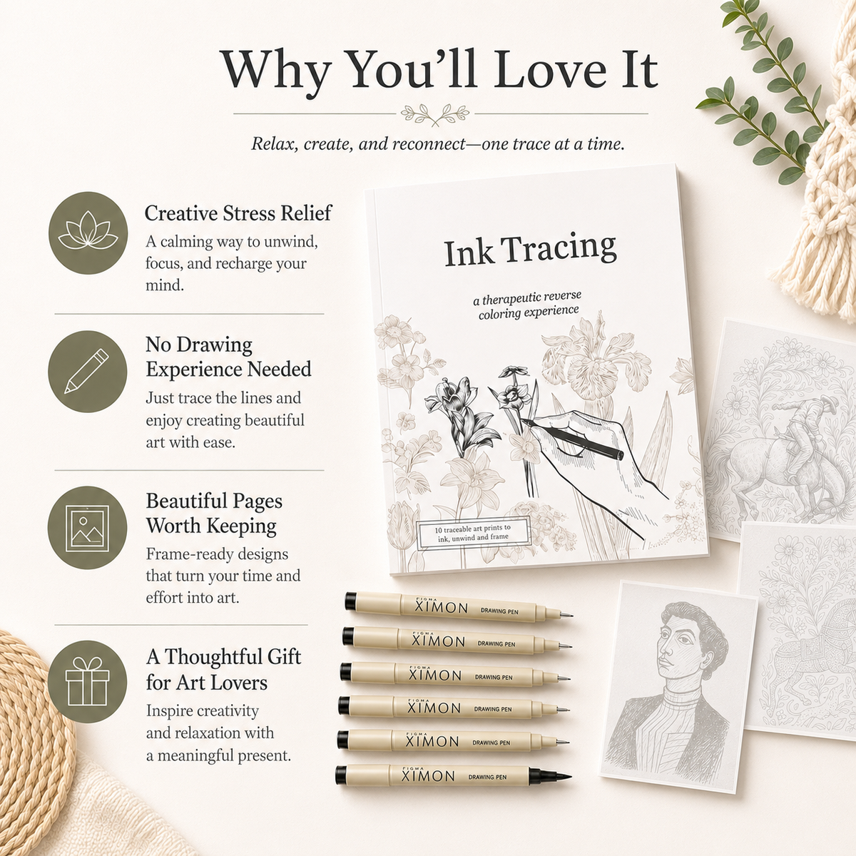 Thermabuild | Ink Tracing Reverse Colouring Book