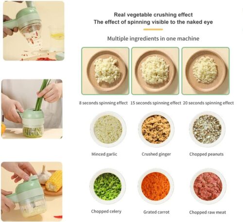 Thermabuild | 4 In 1 Electric Food Cutter