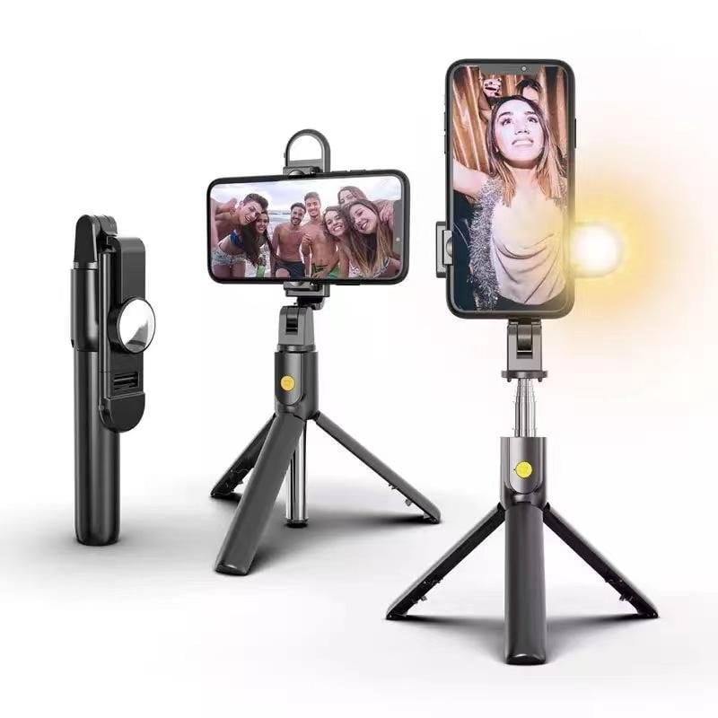Thermabuild | 6 In 1 Wireless Bluetooth Selfie Stick With Fill Light
