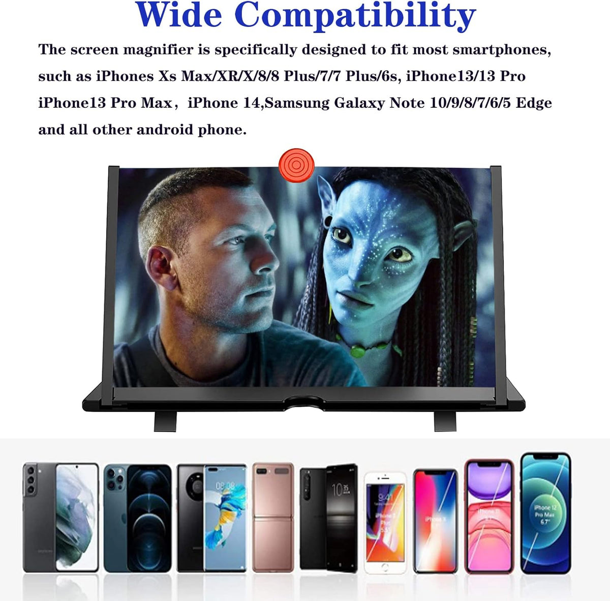 Thermabuild | 16 Inch Phone Screen Magnifier For Movies, Videos, And Gaming