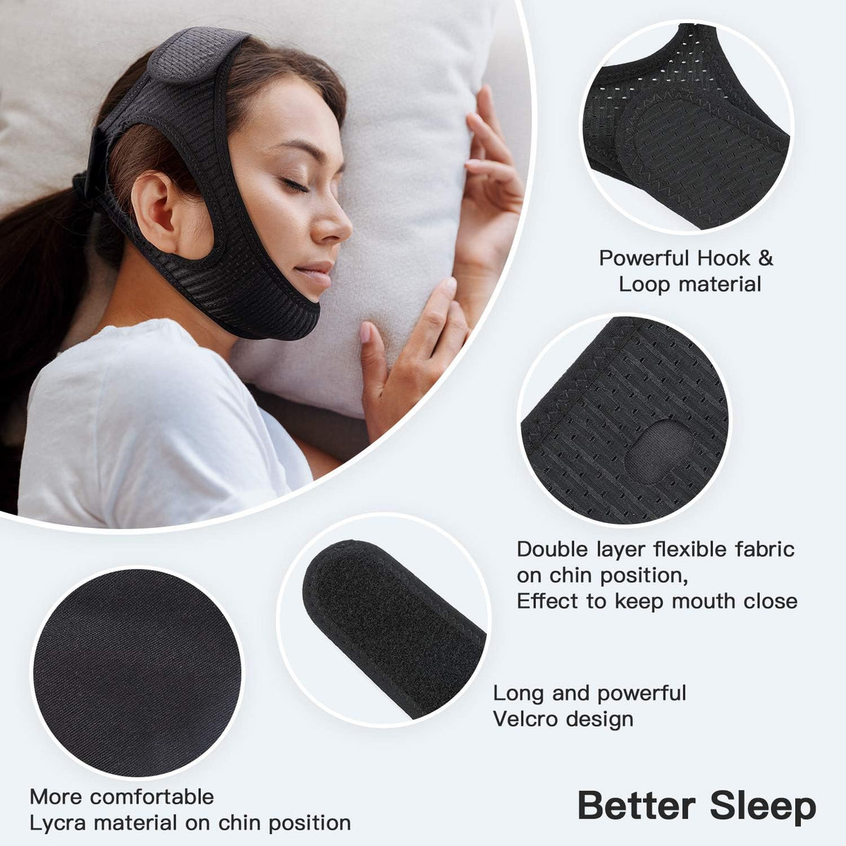 Thermabuild | Anti Snoring Chin Strap for Sleep Apnea