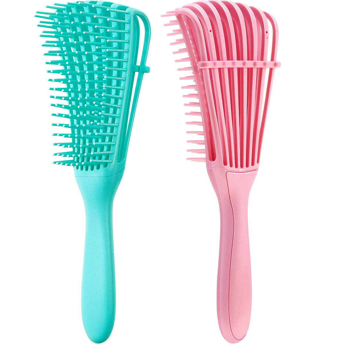 Thermabuild | 2 Pieces Detangling Brush for Afro America African Hair Textured 3a to 4c