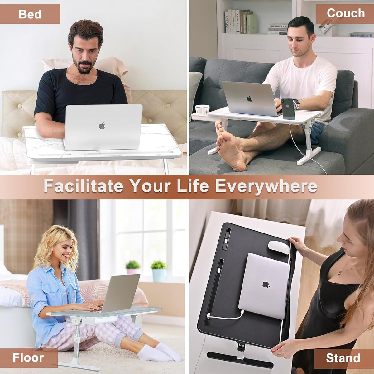 Thermabuild | Adjustable Laptop Stand for Bed
