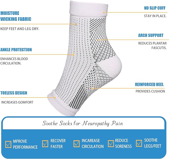 Thermabuild | 4 Pairs of Premium Therapy Socks For Men and Women