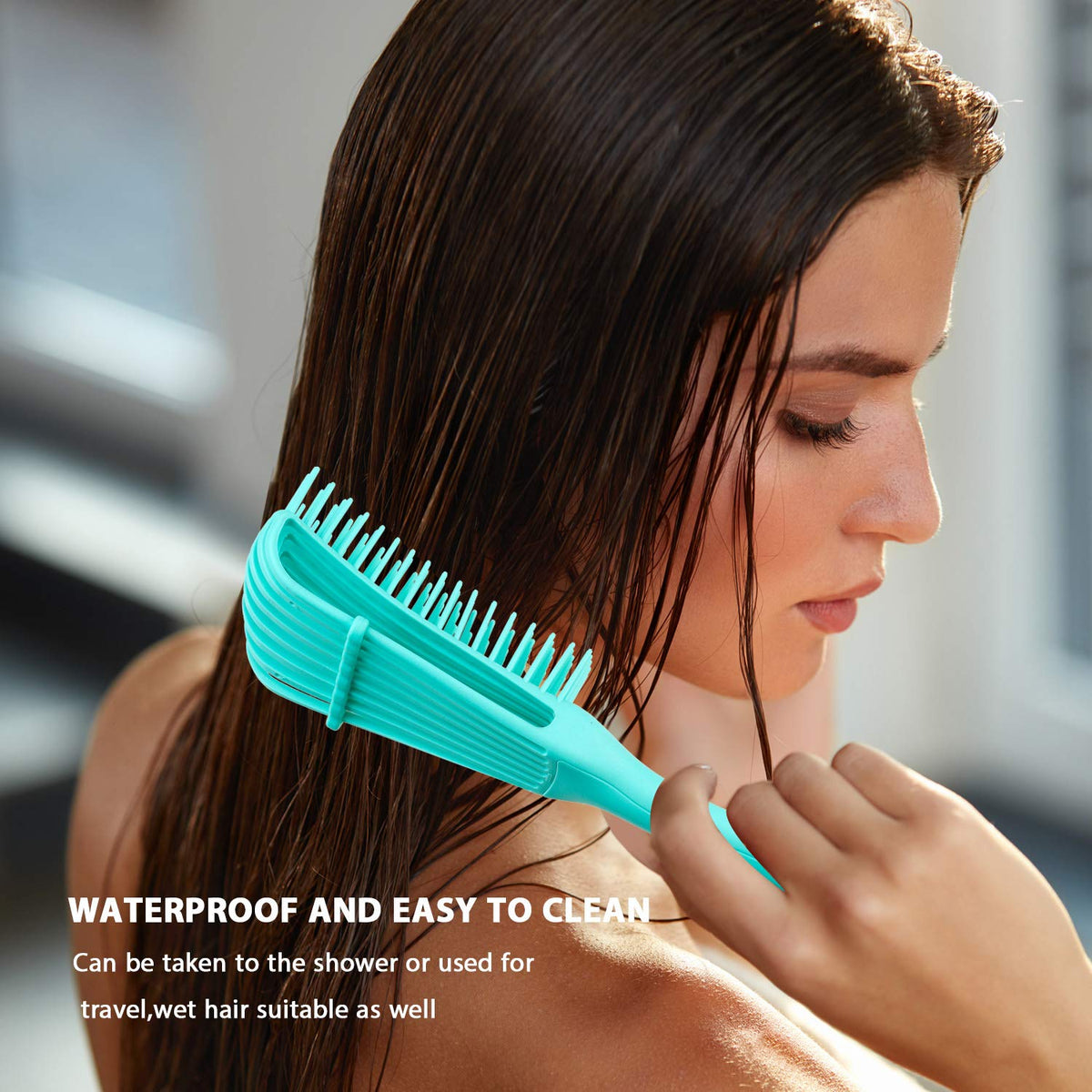 Thermabuild | 2 Pieces Detangling Brush for Afro America African Hair Textured 3a to 4c