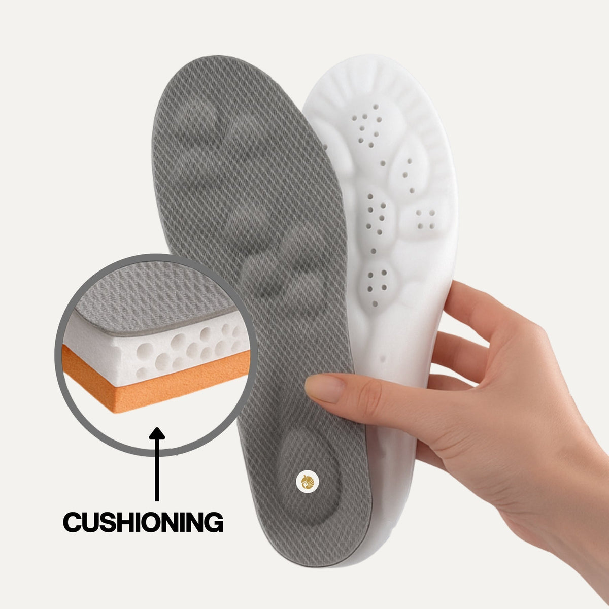 Thermabuild | Orthopedic-Style Massage Insoles – Cushioned Support