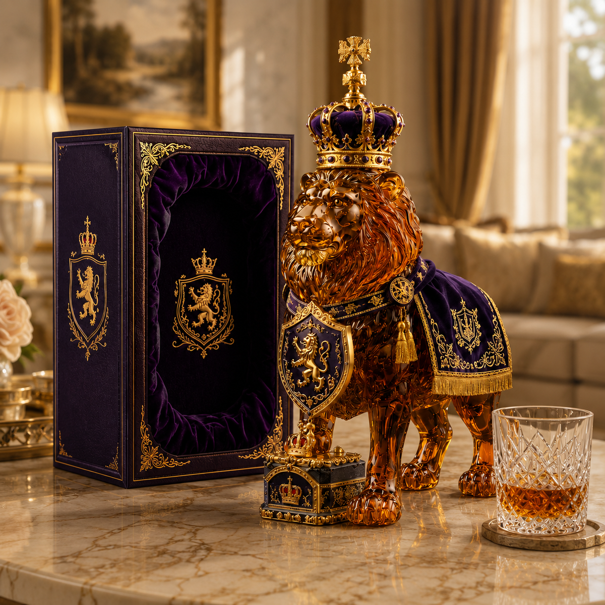 Thermabuild | Royal Lion Crown Whiskey Decanter