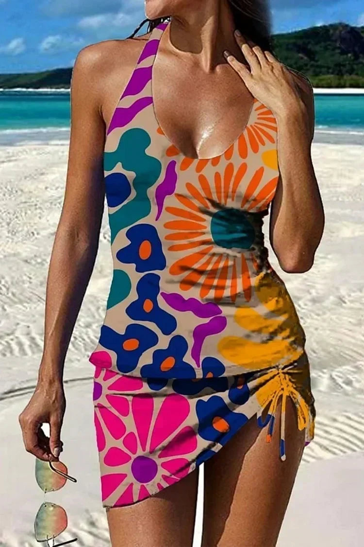 Thermabuild | Floral Tankini with Shorts