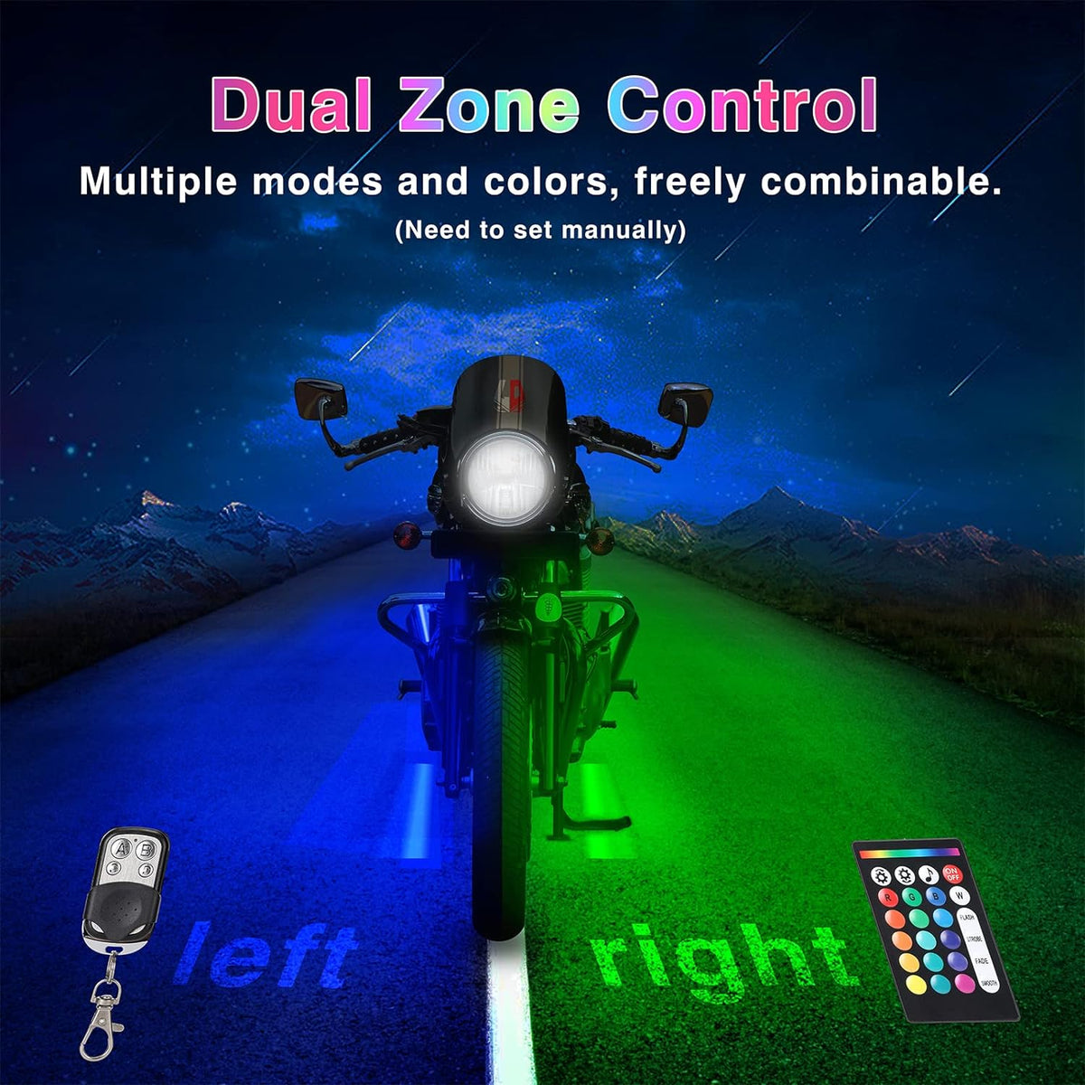 Thermabuild | 12pcs Motorcycle Led Light Kit With Brake Light Turn Signal