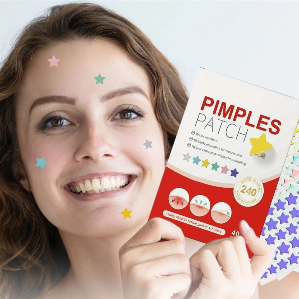 Thermabuild | 240 Pcs Cute Colorful Pimple Patches