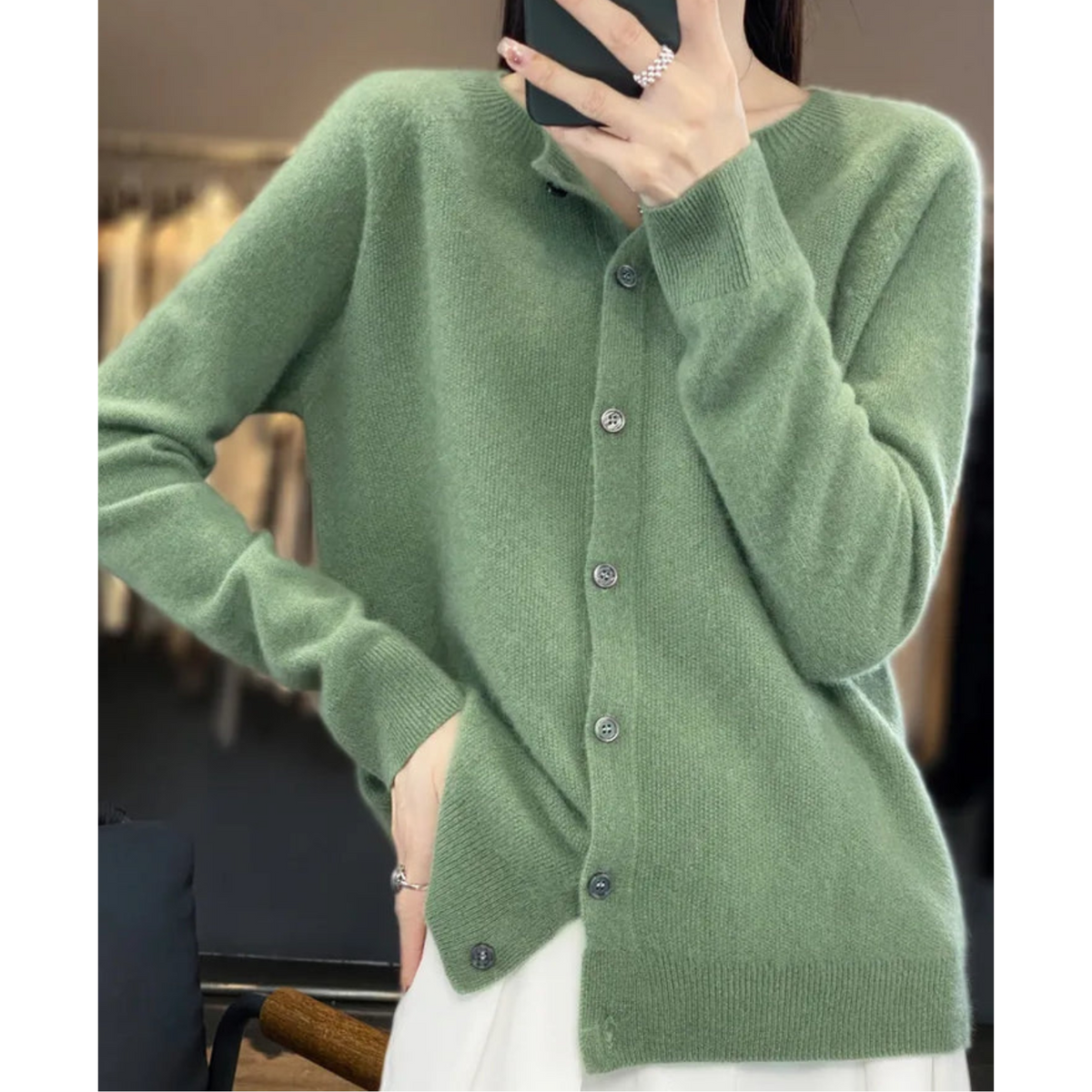 Thermabuild | Women's Cashmere Cardigan