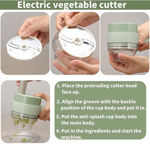 Thermabuild | 4 In 1 Electric Food Cutter
