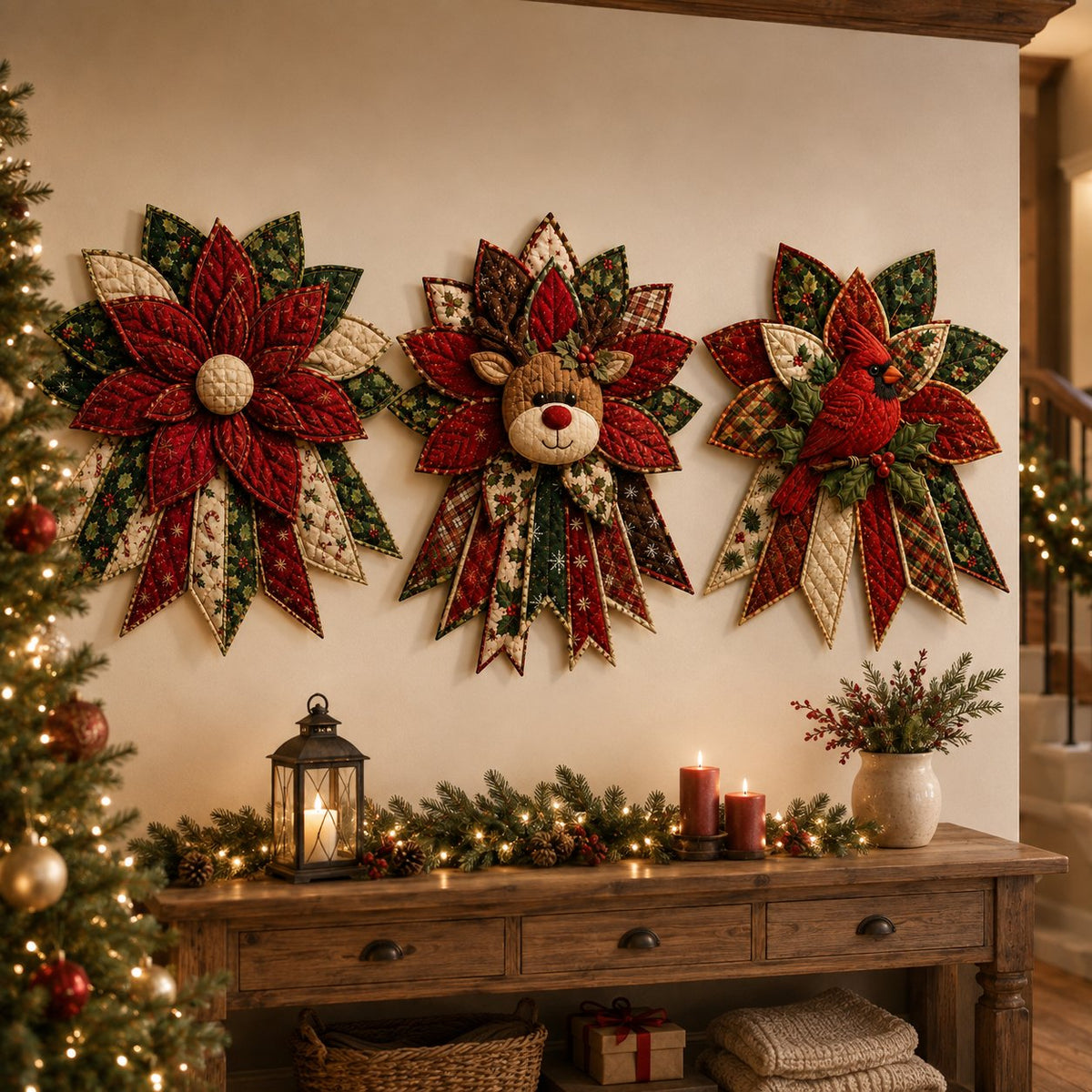 Thermabuild | Christmas Quilted Door Hanger Sewing Kit