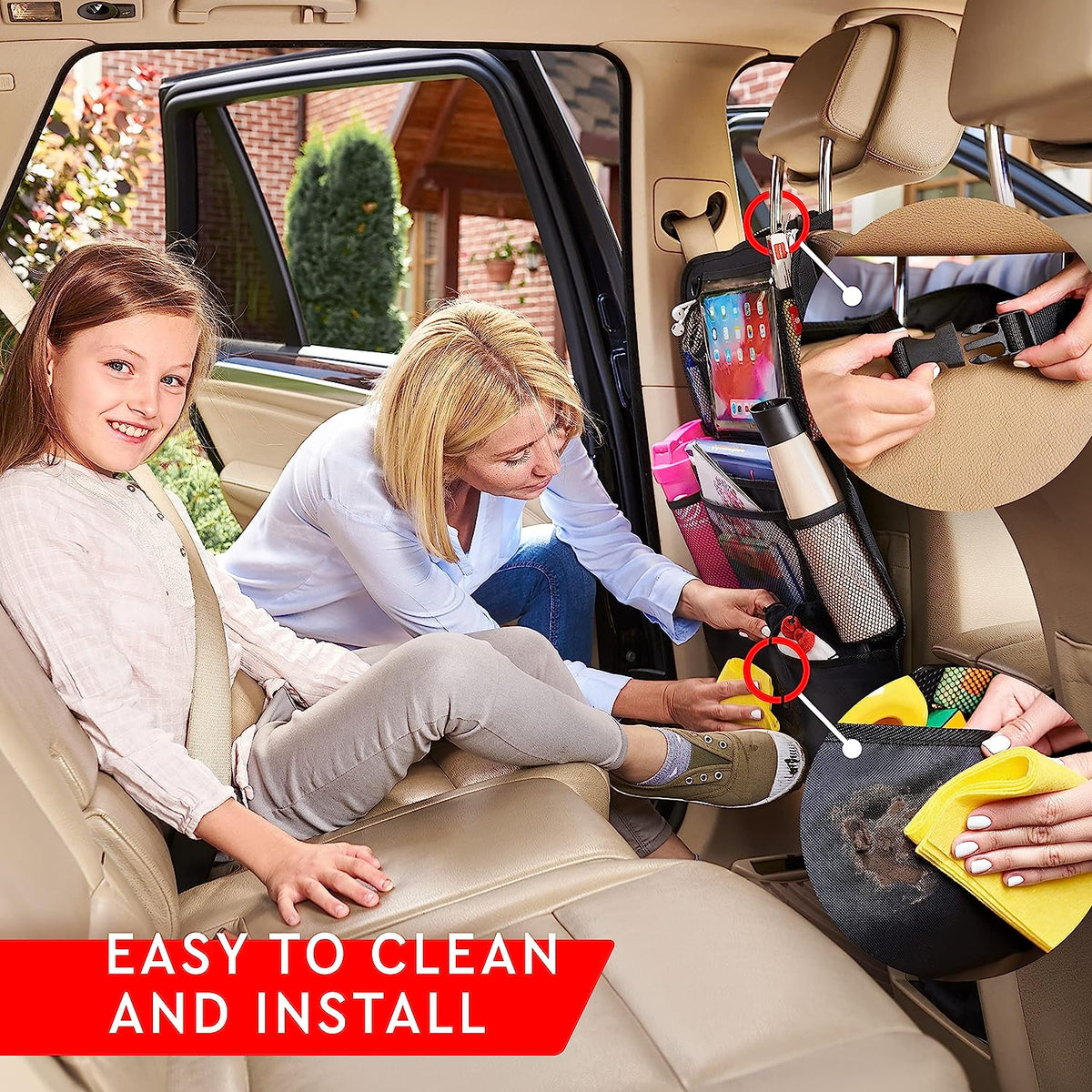 Thermabuild | 2-pack Car Backseat Organizer