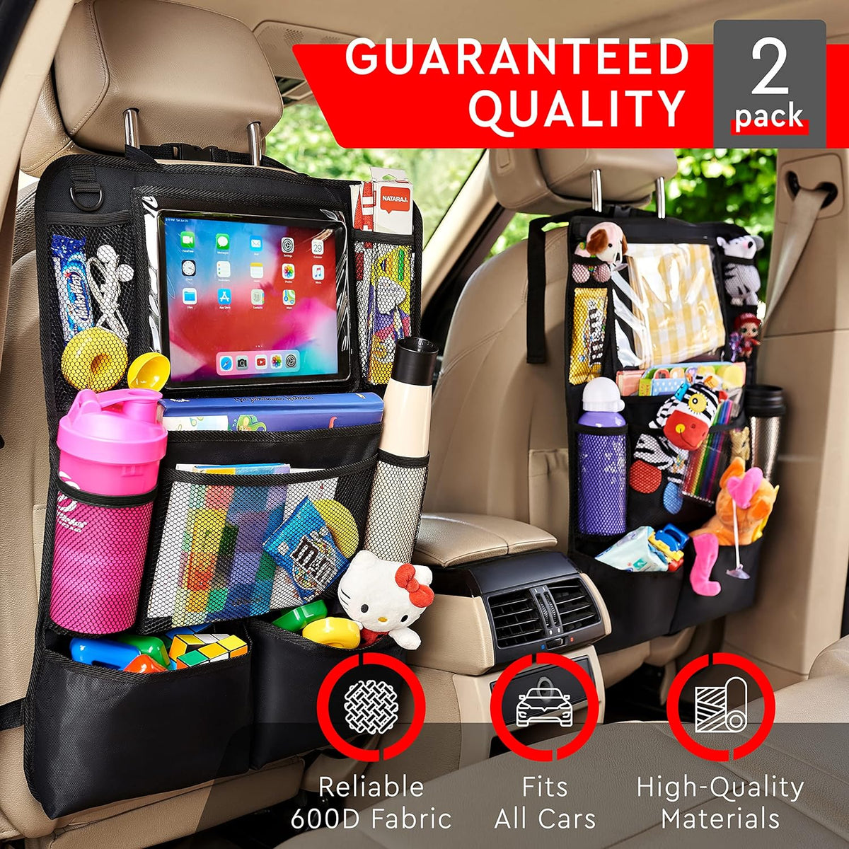 Thermabuild | 2-pack Car Backseat Organizer
