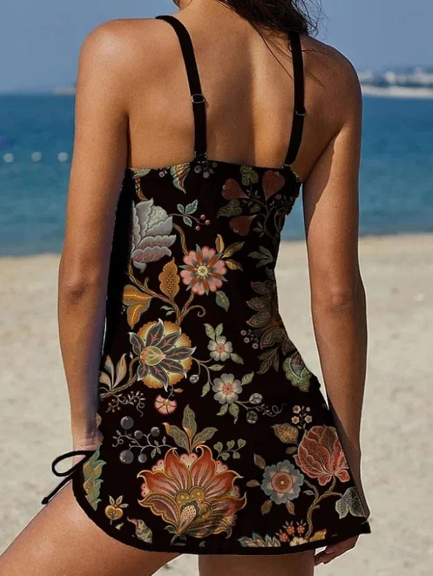 Thermabuild | Floral Tankini with Shorts