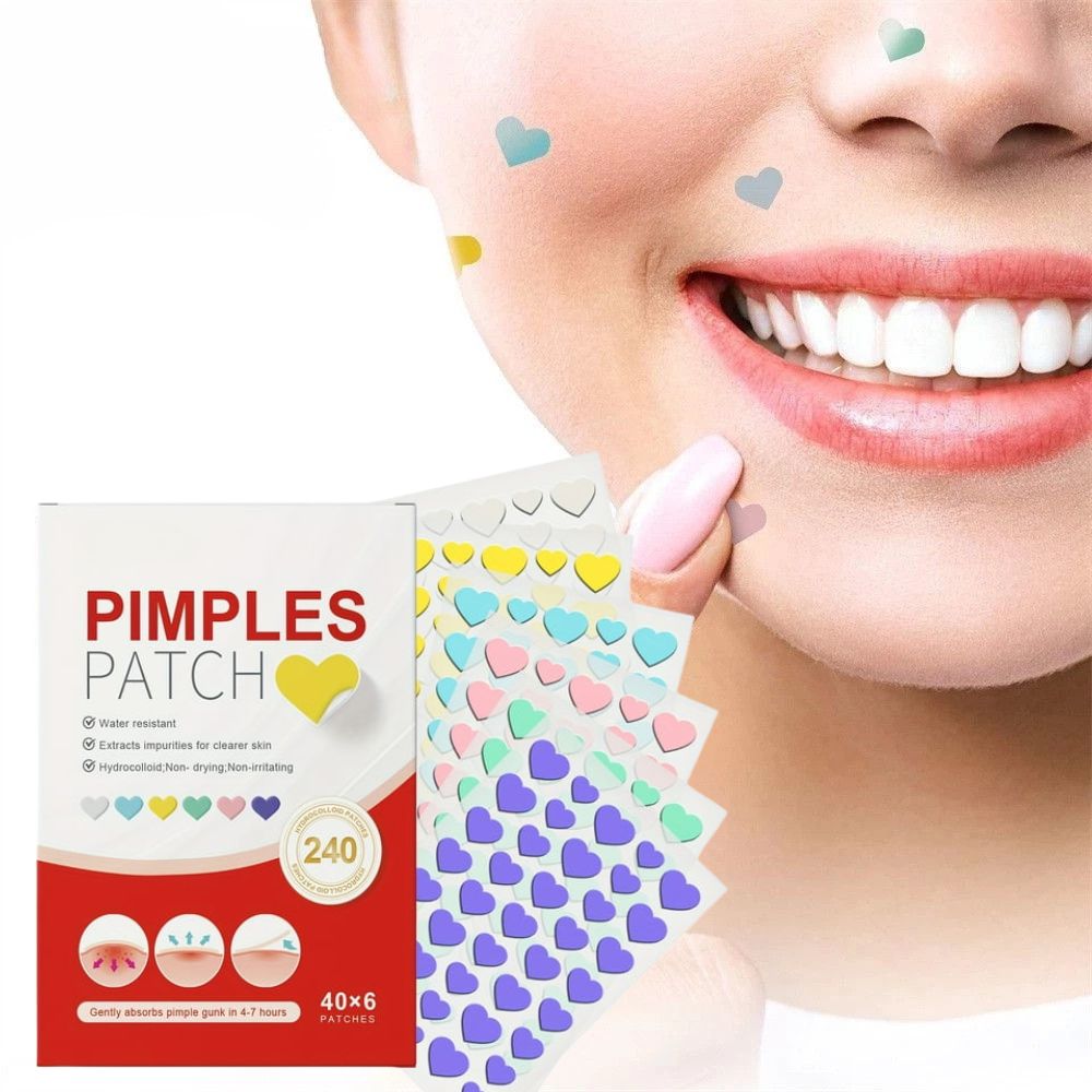 Thermabuild | 240 Pcs Cute Colorful Pimple Patches