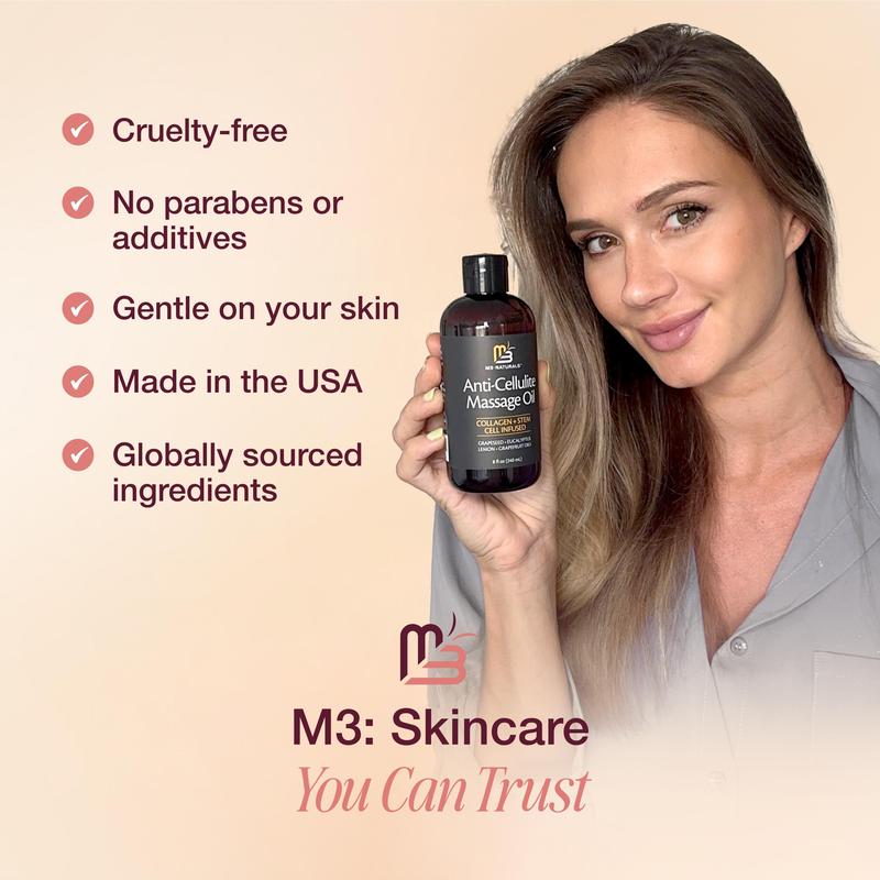 Thermabuild | Collagen Skin Massage Oil 240ml – Moisturizing Oil for Soft, Firm-Looking Skin
