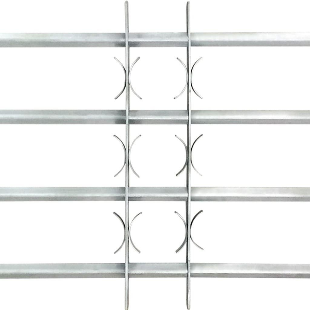 Thermabuild | Adjustable safety grille for windows with 3 crossbars 700-1050 mm