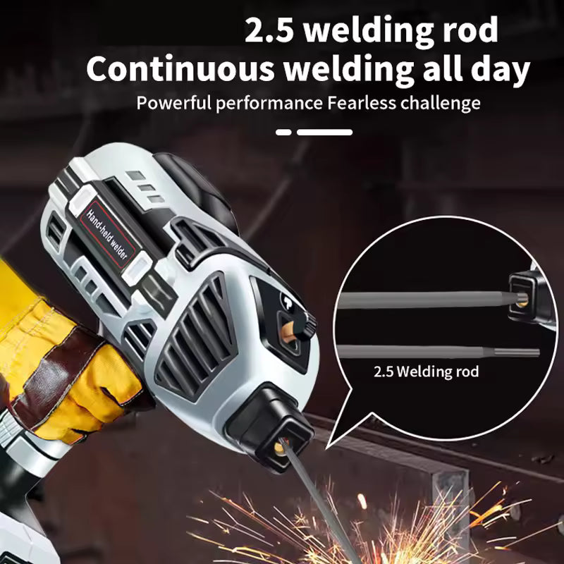 Thermabuild | Portable Handheld ARC Welding Machine 220V - Mini Inverter Welder for Steel and Aluminum - 120A Digital Display All-in-One Stick Welder - Unisex