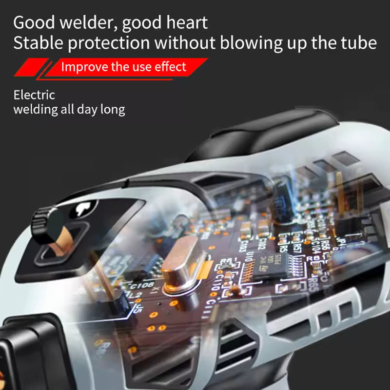 Thermabuild | Portable Handheld ARC Welding Machine 220V - Mini Inverter Welder for Steel and Aluminum - 120A Digital Display All-in-One Stick Welder - Unisex