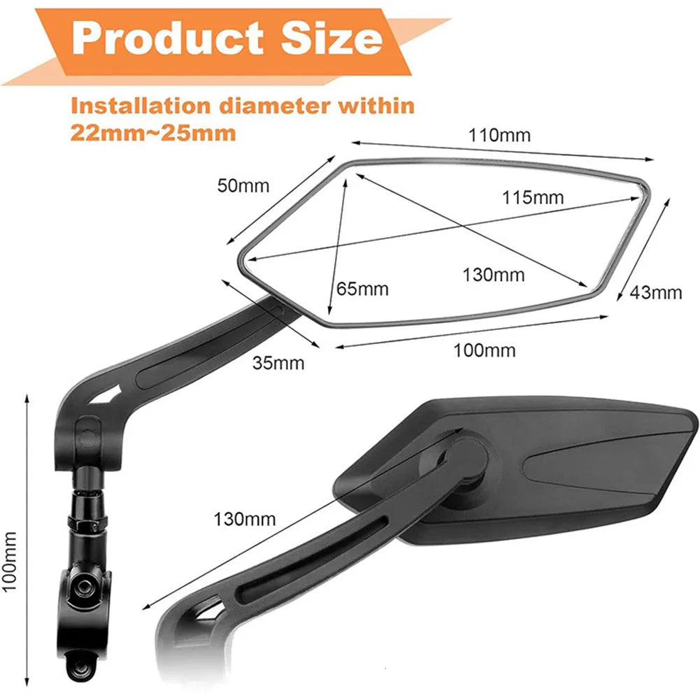 Thermabuild | 2 Pack Bike Mirrors