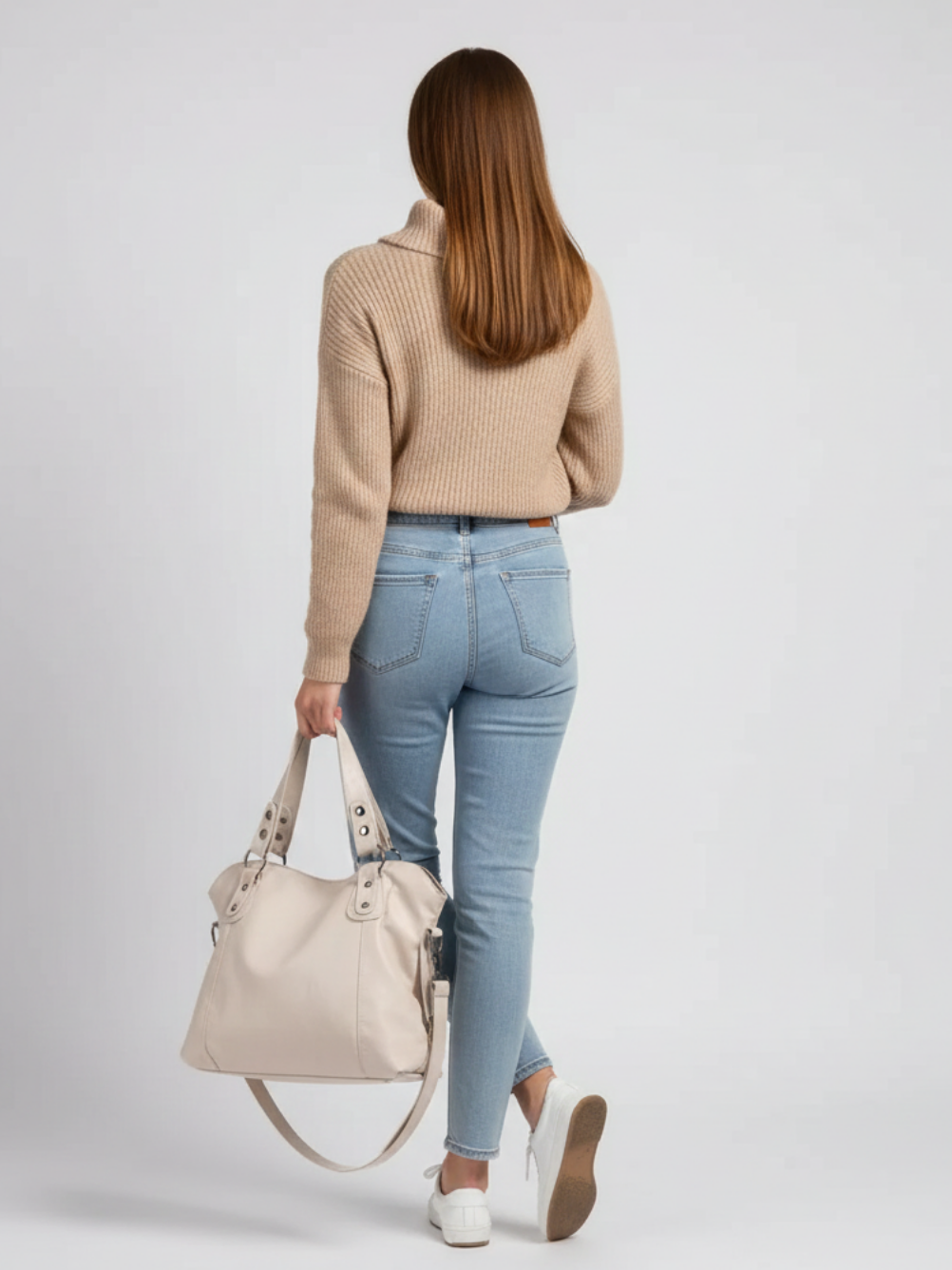 Thermabuild | Large beige tote bag for university