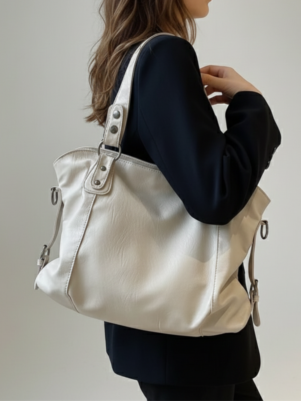 Thermabuild | Large beige tote bag for university