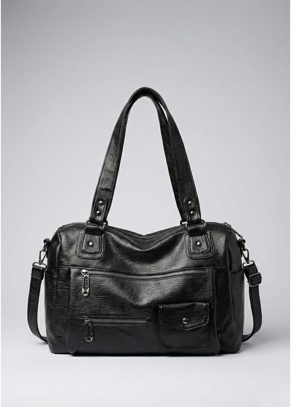 Thermabuild | Big handbag for school with a spacious top-zip opening  SALERNO