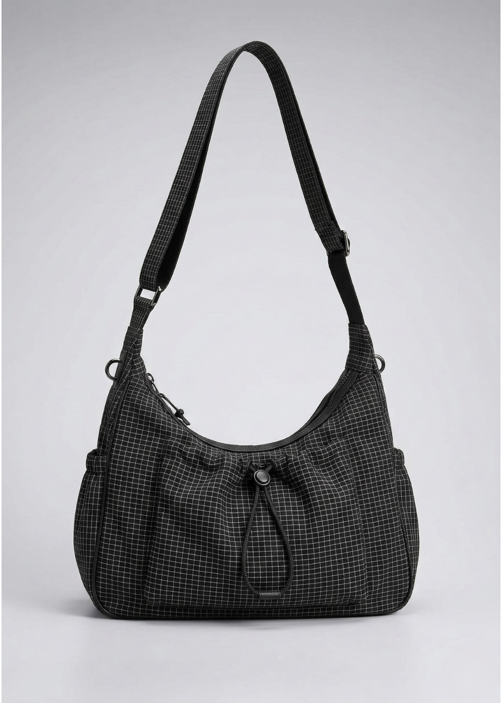 Thermabuild | Black Nylon Handbag for School with Zip