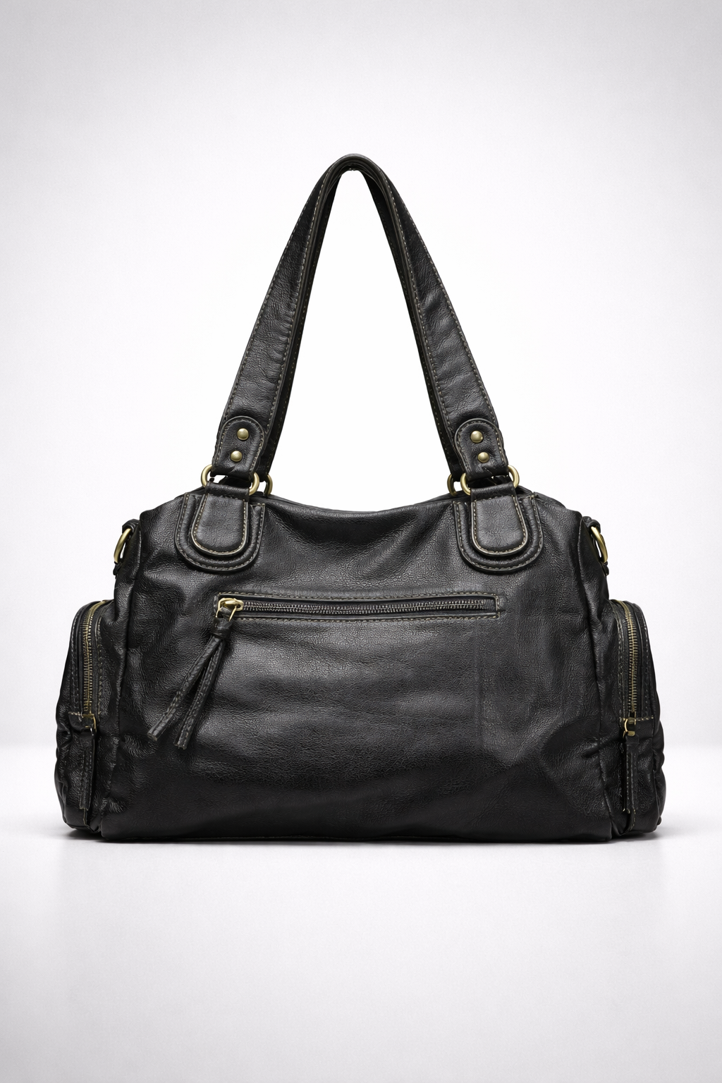 Thermabuild | Black go-to shoulder handbag for school