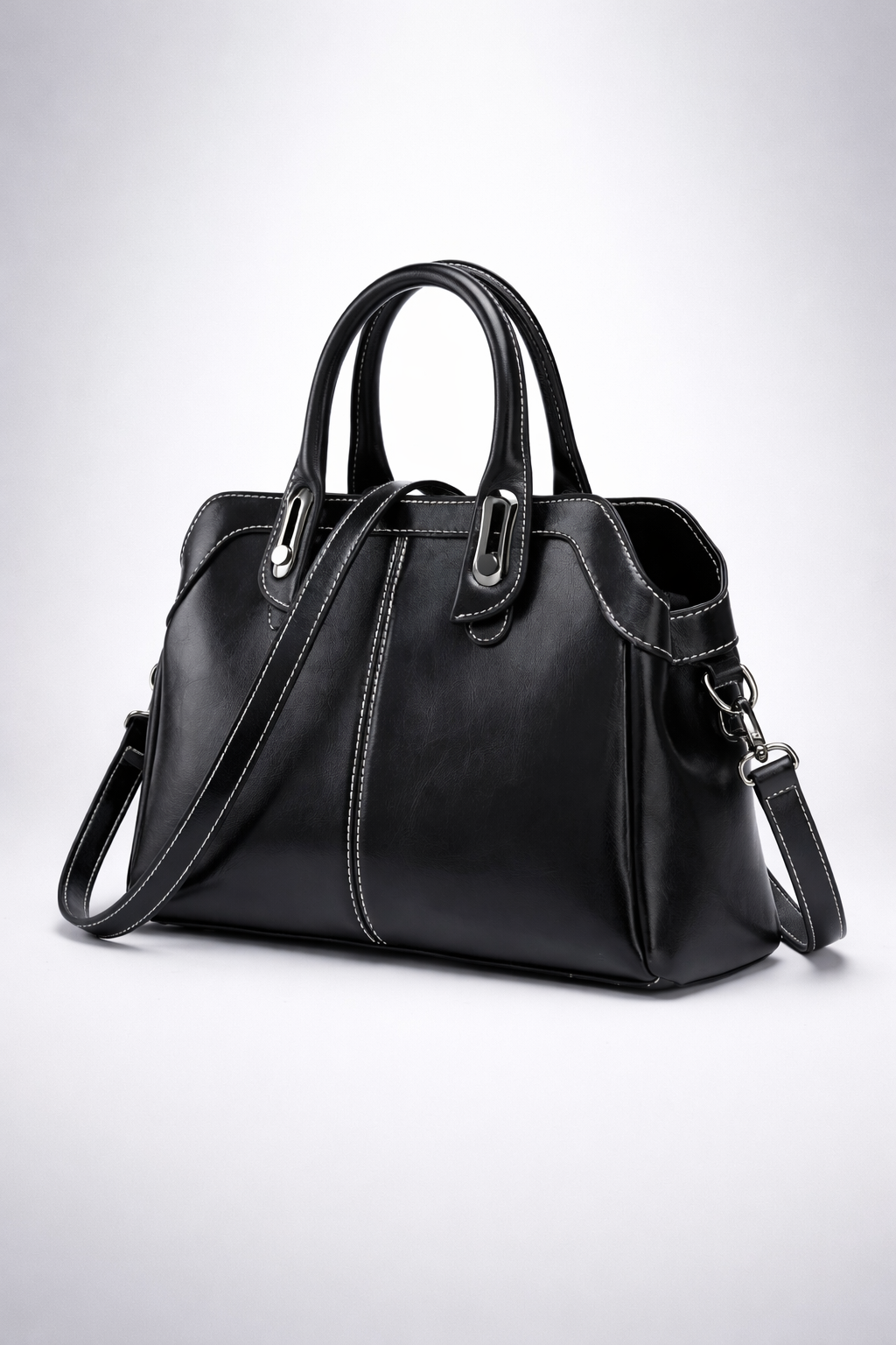 Thermabuild | Black leather bag for work
