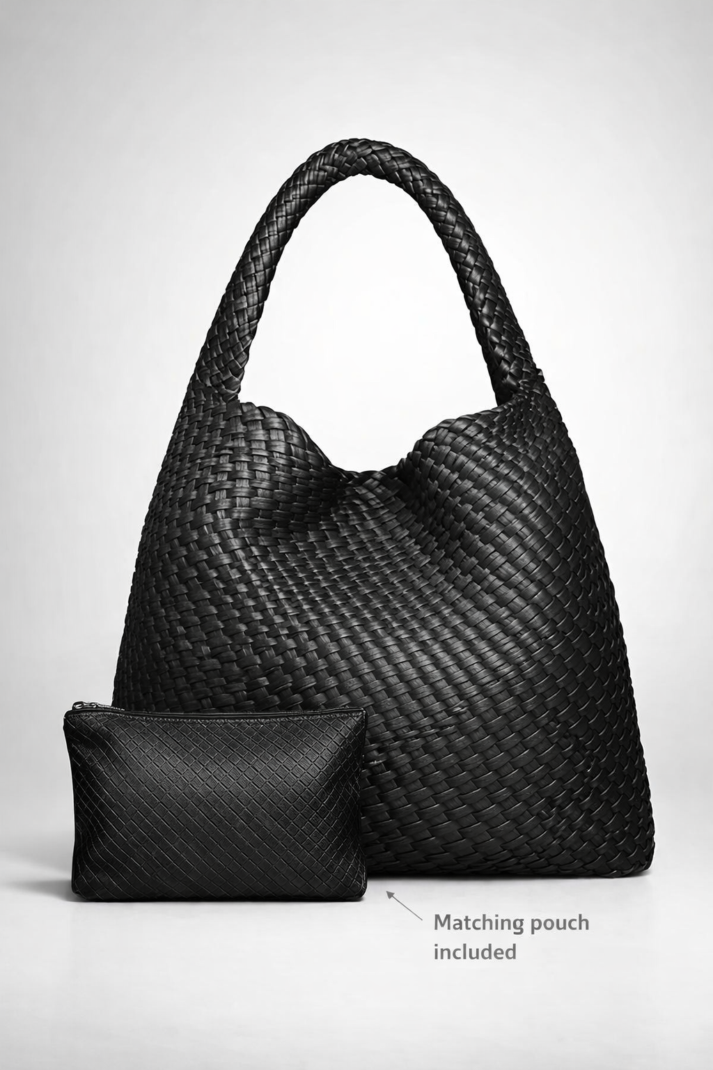 Thermabuild | Black vegan leather work bag